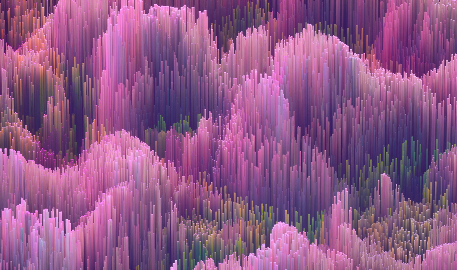 abstract pink purple 3D render
