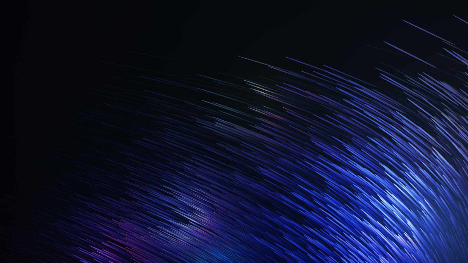 a very long exposure of a star trail